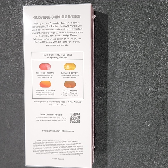 Solawave - 4-in-1 Anti-Aging Radiant Skincare Wand upc # 850035134887 new/sealed - Picture 3 of 6